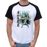 T-Shirt Saint Seiya Bi-Colore - Icon Art Tiny Shiryu du Dragon