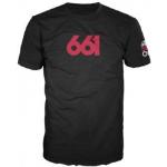 T shirt six sixone 661 numeric premium black
