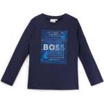 T-shirts à imprimés HUGO BOSS BOSS bleues foncé en coton de créateur Taille 4 ans pour garçon de la boutique en ligne Hugoboss.fr avec livraison gratuite 