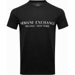 T-shirts à imprimés de créateur Armani Exchange noirs en coton Taille M pour homme 