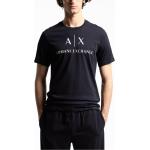 T-shirts de créateur Armani Exchange bleus en coton Taille XXL pour homme 