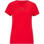 T-shirts basiques de créateur HUGO BOSS HUGO rouges à logo en coton à manches courtes à col rond Taille XS pour femme 
