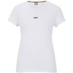 T-shirts basiques de créateur HUGO BOSS BOSS blancs à logo en coton bio éco-responsable Taille XS pour femme 