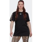 T-shirts à imprimés adidas noirs en coton à motif serpents Taille XS look sportif pour femme en promo 