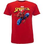 T-shirts à imprimés rouges Spiderman Taille L pour homme 