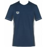 T-shirts Arena bleu marine respirants à manches courtes à col rond Taille S classiques pour homme en promo 