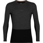 T-shirts techniques Icebreaker noirs en laine à manches longues à col rond Taille M look fashion pour homme 