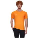 T-shirts techniques Mammut orange en polyester bluesign respirants bio éco-responsable Taille M pour homme en promo 