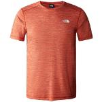 T-shirts The North Face orange éco-responsable Taille M pour homme en promo 