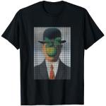 T-shirt The Son of Man, Pixel Art | T-shirt Rene Magritte T-Shirt