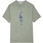 T-shirts à imprimés Zadig & Voltaire gris à manches courtes Taille M pour homme 