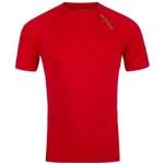 T-shirts de compression rouges Taille M pour femme 