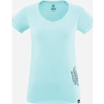 T-shirts techniques Millet turquoise respirants à manches courtes à col en V Taille XS look fashion pour femme 