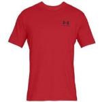 T-shirts Under Armour Sportstyle rouges Taille S pour homme 