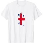 T-shirts blancs à motif Londres Queen Elizabeth 2 Taille S look fashion pour homme 