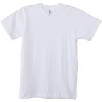 T-shirt unisexe à manches courtes American Apparel en coton - Blanc - Medium