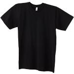 T-shirt unisexe à manches courtes American Apparel en coton - Noir - Large