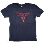 T-shirt Van Halen - Logo classique 100% officiel - Bleu - Large