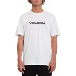 T-shirts Volcom noirs à manches courtes bio à manches courtes à col rond Taille XL classiques pour homme 