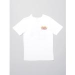 T-shirts à manches courtes Volcom blancs en coton bio look fashion pour garçon de la boutique en ligne Idealo.fr 