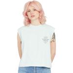 Tops col rond Volcom blancs à col rond Taille M look fashion pour femme 