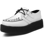 T.U.K. Viva High Creeper - Chaussures pour Hommes et Femmes - Couleur Cuir Blanc - Taille EU40