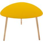 Tables d'appoint Paris Prix jaune moutarde en bois en promo 