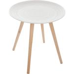 Tables d'appoint Atmosphera blanches en pin scandinaves 