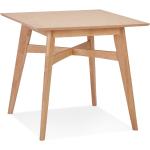 Tables carrées design Alter Ego beiges en bois romantiques 