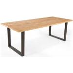 Tables de salle à manger design marron en chêne modernes 