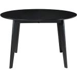 Tables de salle à manger design Miliboo Leena noires en bois extensibles 
