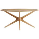 Tables de salle à manger design Miliboo marron en chêne 