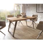 Tables de salle à manger design gris acier laquées en chêne 