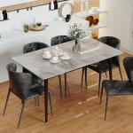 Tables de salle à manger design en métal 6 places 