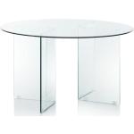 Tables de salle à manger design en verre diamètre 90 cm 