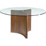 Tables de salle à manger design Paris Prix marron en bois massif diamètre 150 cm modernes en promo 