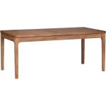 Tables de salle à manger design Atmosphera marron en acacia extensibles contemporaines 