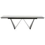 Tables de salle à manger design KARE DESIGN noires en acier extensibles contemporaines 