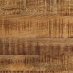 Tables basses rectangulaires marron en bois massif industrielles 