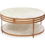 Tables rondes blanches en métal diamètre 38 cm industrielles 
