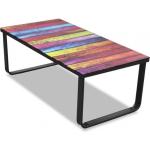 Tables basses rectangulaires multicolores modernes 
