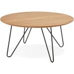 Table Basse Design Winy 80cm Naturel - Paris Prix