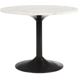 Table basse en marbre et métal noir D60 cm COPEN