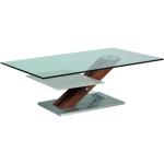 Tables basses en verre marron en verre modernes 