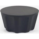 Tables basses rondes noires en ciment diamètre 60 cm modernes 