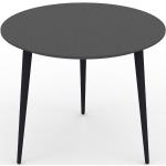 Table basse - Graphite, ronde, design scandinave, petite table pour salon élégante - 60 x 50 x 60 cm, personnalisable
