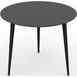 Table basse - Graphite, ronde, design scandinave, petite table pour salon élégante - 60 x 50 x 60 cm, personnalisable