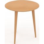 Table basse - Hêtre, ronde, design scandinave, petite table pour salon élégante - 40 x 43 x 40 cm, personnalisable