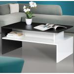 Tables basses rectangulaires blanches avec rangement modernes 
