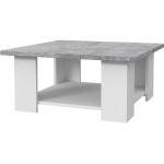Tables basses en béton gris clair contemporaines 
